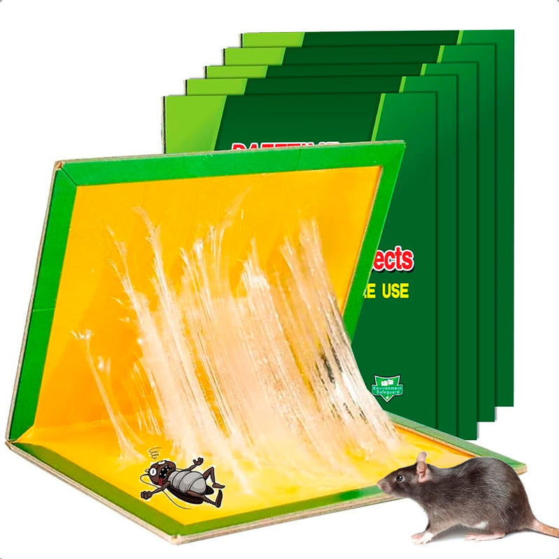 Pack X5 Trampa Para Ratas Adhesivo Ratones Trampa Insectos