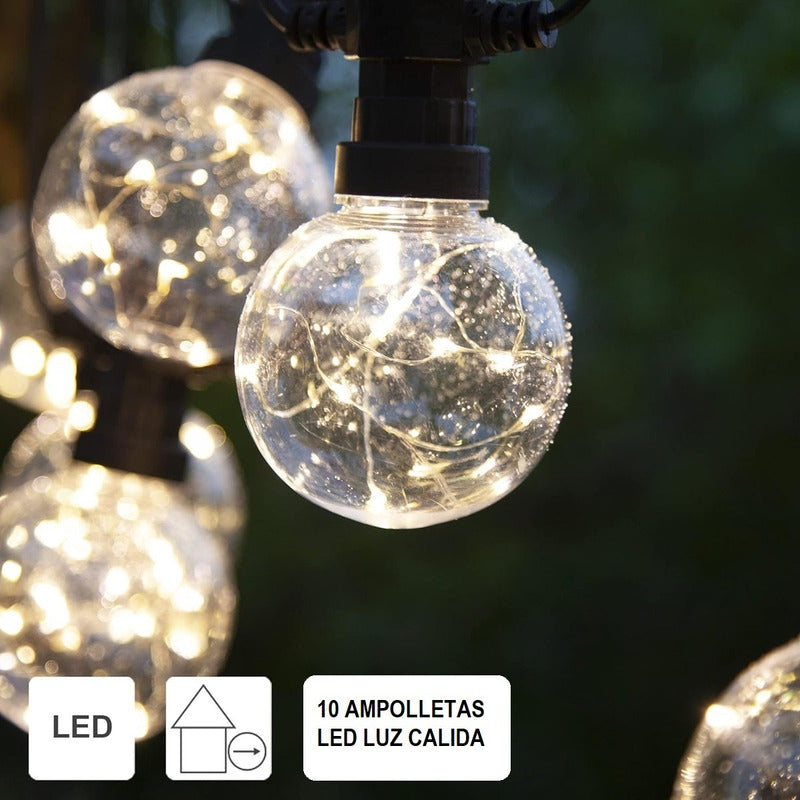 Luces Terraza Luces Guirnalda Luces Exterior Luz Led Navidad