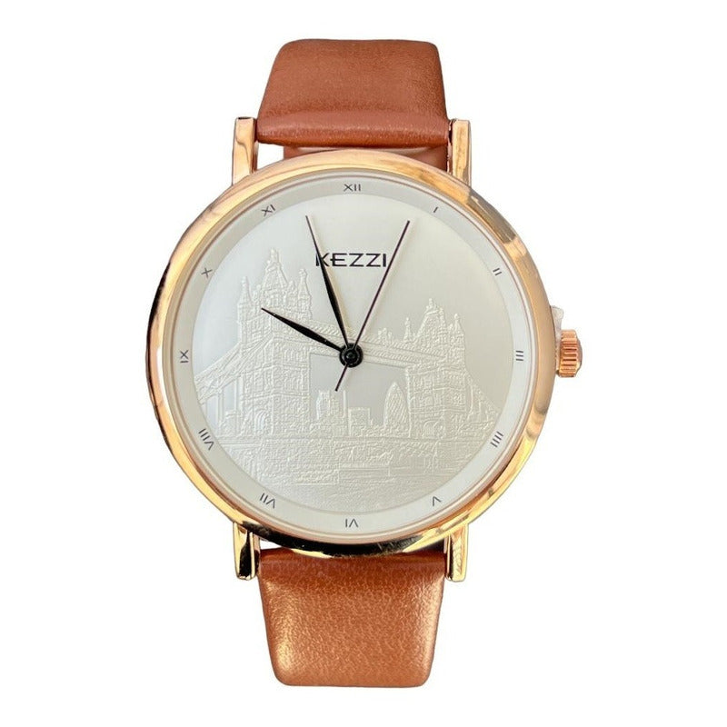 Reloj De Pulsera Análogo De Mujer Reloj Kezzi Casual Elegant