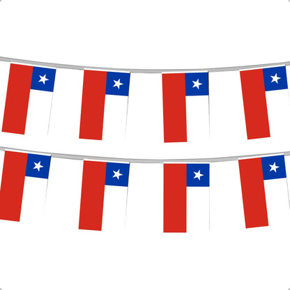Pack X2 Guirnaldas Fiestas Patrias Banderines Decorativo 3m