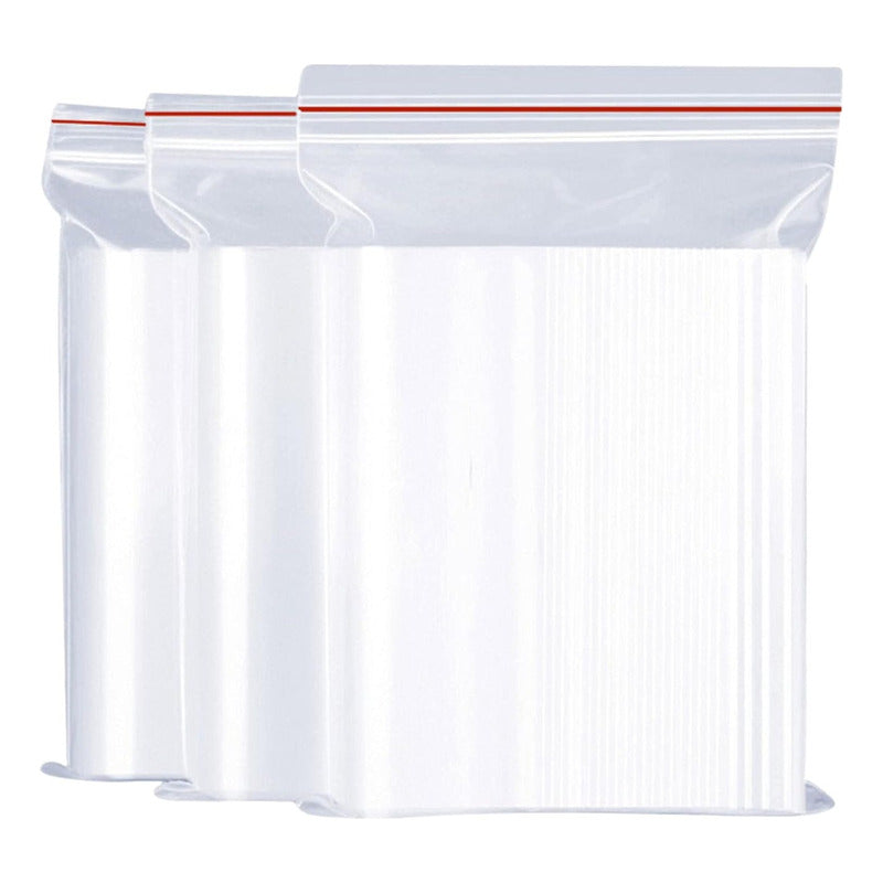 Pack 50 Bolsas Herméticas Cremallera 17x24cm Bolsas Plastica