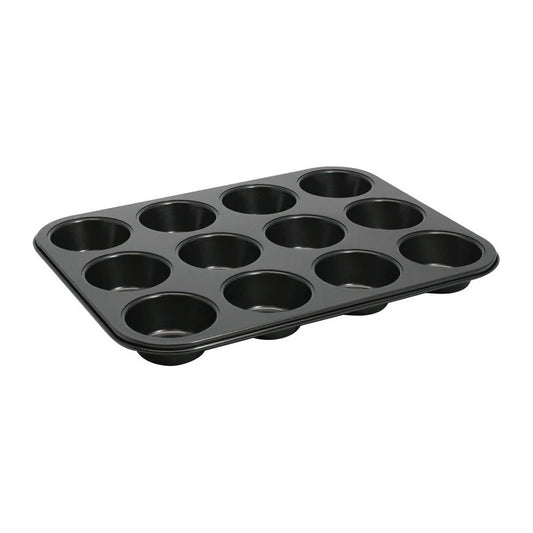 Molde Para 12 Muffins Acero Al Carbono Antiadherente Winco