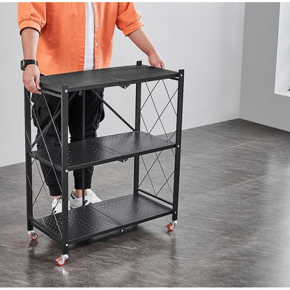 Estante Organizador 3 Niveles Carrito Organizador Con Ruedas