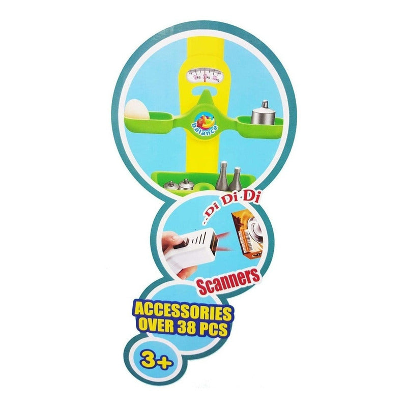 Set Supermercado Juguete Juego Didactico 40 Pcs Infantil