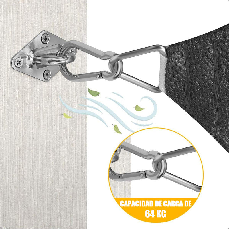 Pack X2 Tensores De Cuerda Alambre Tensor Gancho Para Toldos