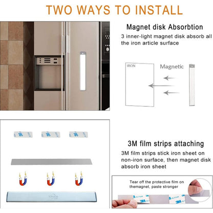 Pack X2 Luz Led Con Sensor Movimiento Barra Closet Baño Coci