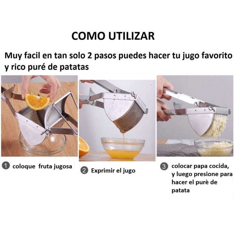 Triturador De Alimentos Trituradora De Frutas Extractor Jugo