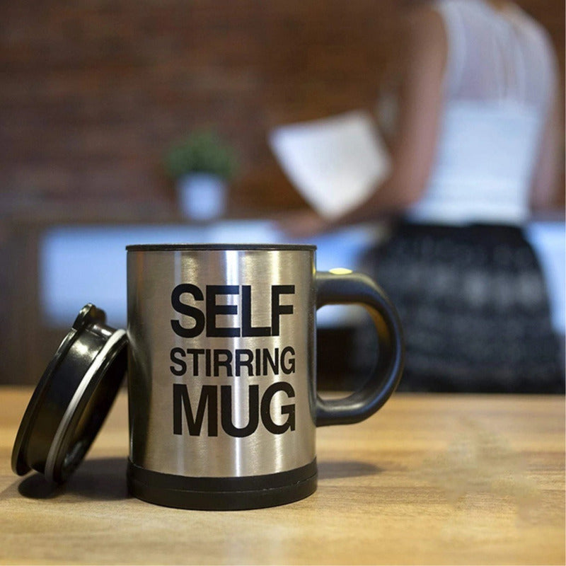 Tazon Con Revolvedor Tazon Mug Tazon Electrico Agitador Cafe