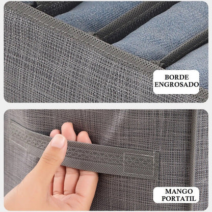 Pack X3 Organizador De Ropa De 9 Divisiones Ropa Interior