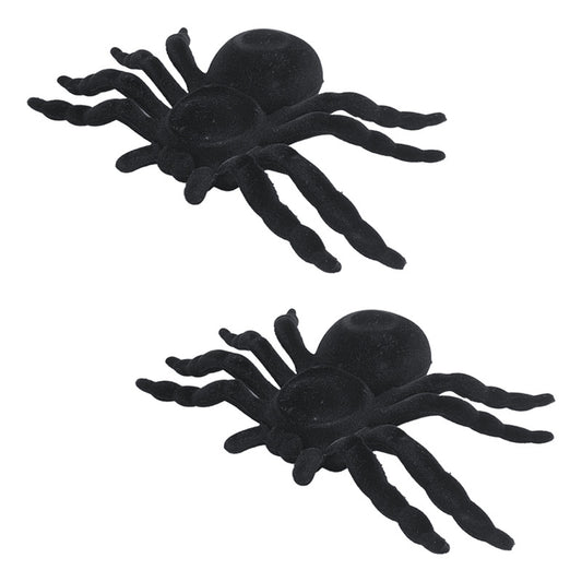 Pack X2 Araña Decoracion Halloween Araña Decorativa Fiestas