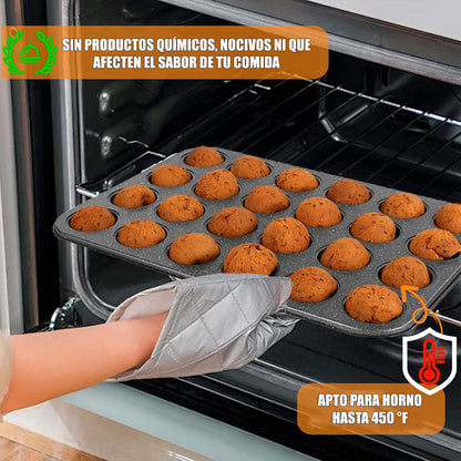 Molde Cupcake Moldes Muffins Baratos Moldes 24 Mini Cupcake Arcashopping Molde Para Magdalenas Molde Antiaderente 24 Cupcakes Moldes De Metal 24 Tazas Moldes Bandeja Para Hornear