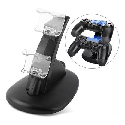 Cargador Doble Control Ps4 Cargador De Joystick Mando Ps4 Arcashopping Cargador Para Joystick Ps4 Organizador De Juegos Ps4 Accesorio Ps4 Soporte Dual