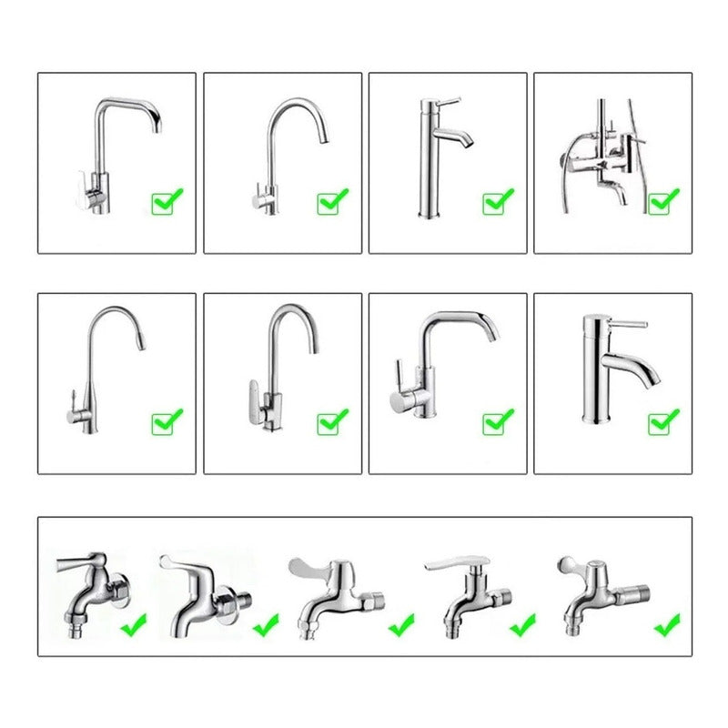 Cuello Flexible Giratorio 360° Lavaplatos Grifo Extensible