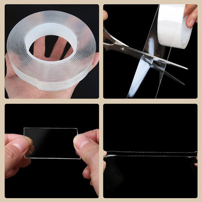 Cinta Doble Contacto Cinta Doble Faz Cinta Magica 5 Mtrs Color Transparente