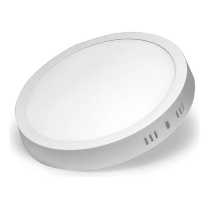 Pack X8 Foco Redondo Foco Led Sobrepuesto 24w Lamparas Techo