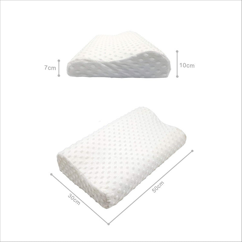 Pack X2 Almohada Cervical Ortopedica Almohadas Ortopedicas Arcashopping Almohada Terapeutica Dolores Cervicales Almohada Memory Vicoelastica Ortopedica