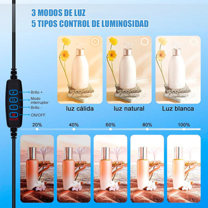 Mini Estudio Fotografico Led Caja Fotografica Led Plegable