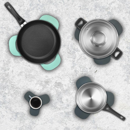 Set Posa Ollas Kit Posa Ollas 4 Tamaños Posa Ollas Silicona