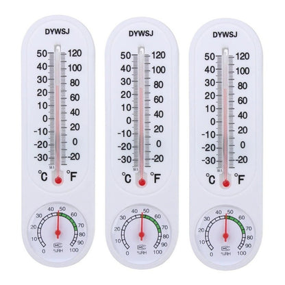 Pack X3 Termometro Higrometro Analogico Medidor Temperatura
