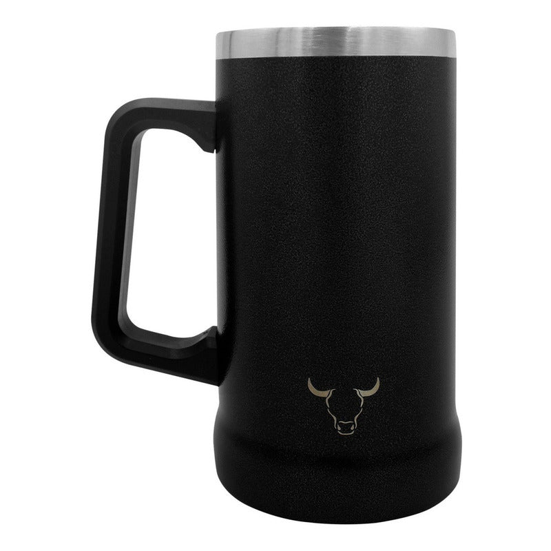 Wayu Beer Mug Stainless Steel 750ml Color Negro