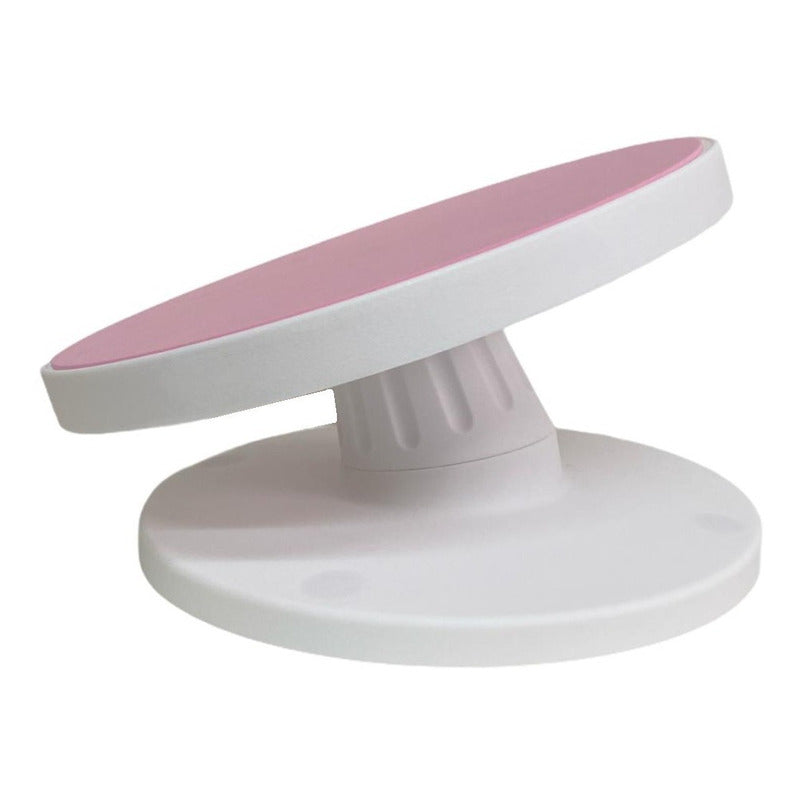 Base Giratoria Tortas Plato Giratorio Para Tortas 25 Cm Past Color Blanco