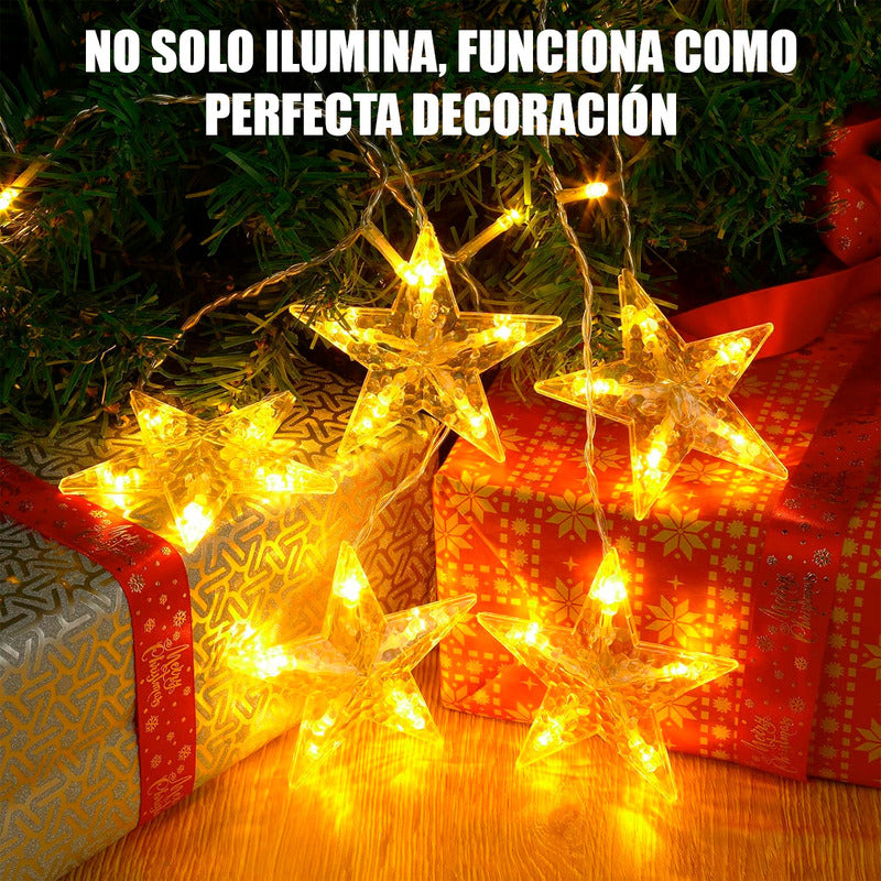 Luces Led Navidad Guirnalda Led Cascada Navideña Cortina Led