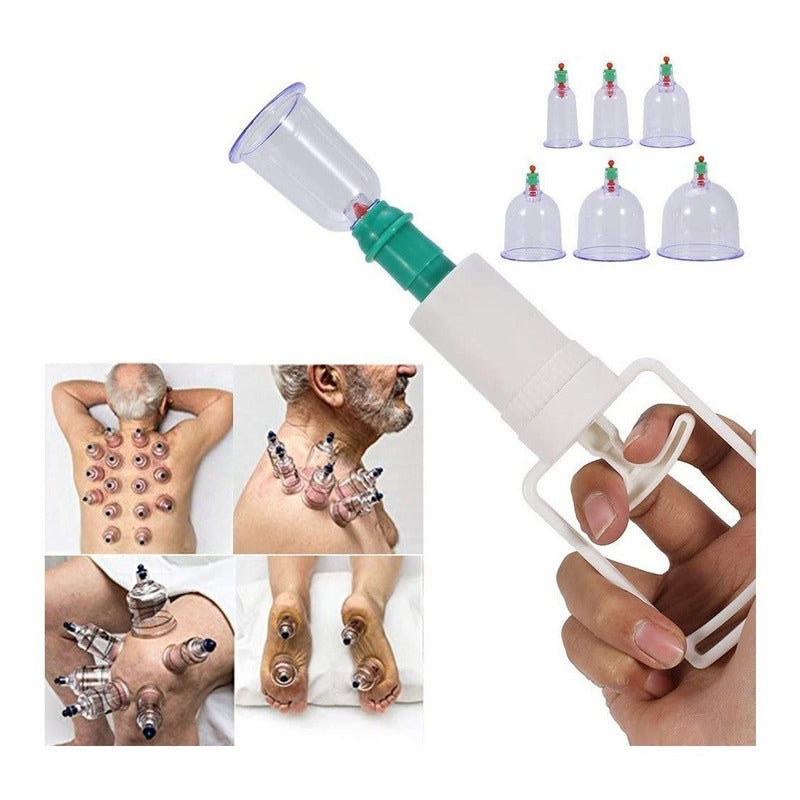 Set 6 Ventosas Chinas Ventosas Al Vacío Masajes Y Terapia