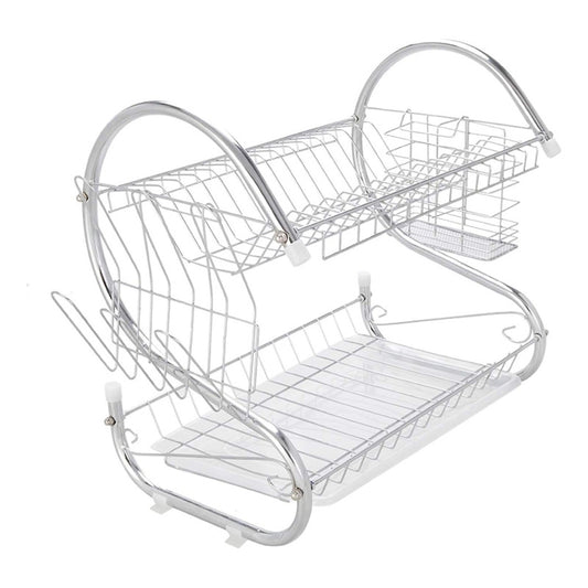 Escurridor Trastes Platos Fregadero Acero Inoxidable Moderno