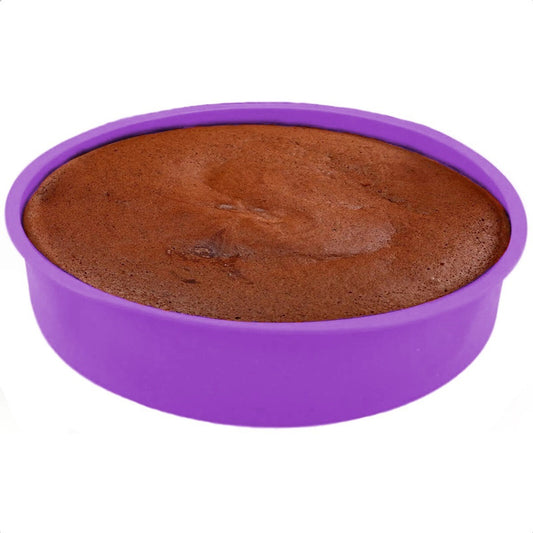 Molde Pan Redondo Silicona Moldes Para Repostería Queque