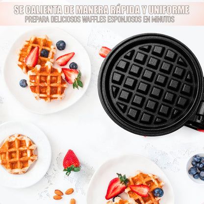 Mini Waflera Maquina Waffles Wafleras Reposteria Mini Wafler