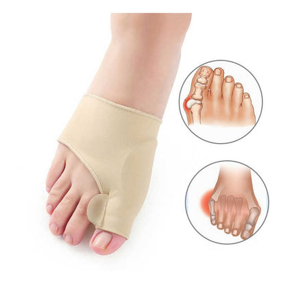 Pack X4 Corrector De Juanetes Separador Protector Juanetes Color Beige Talla Unica