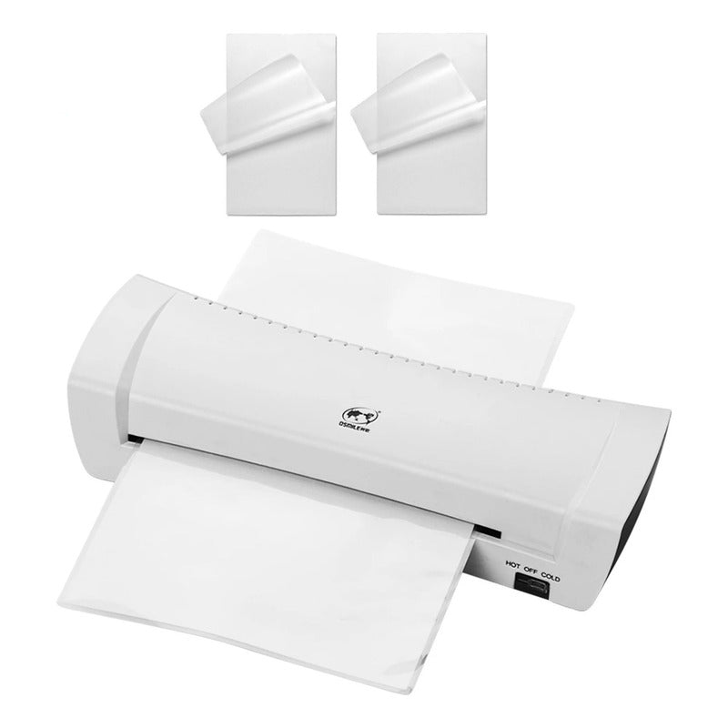 Pack Termolaminadora Plastificadora + 100 Micas Laminas A4
