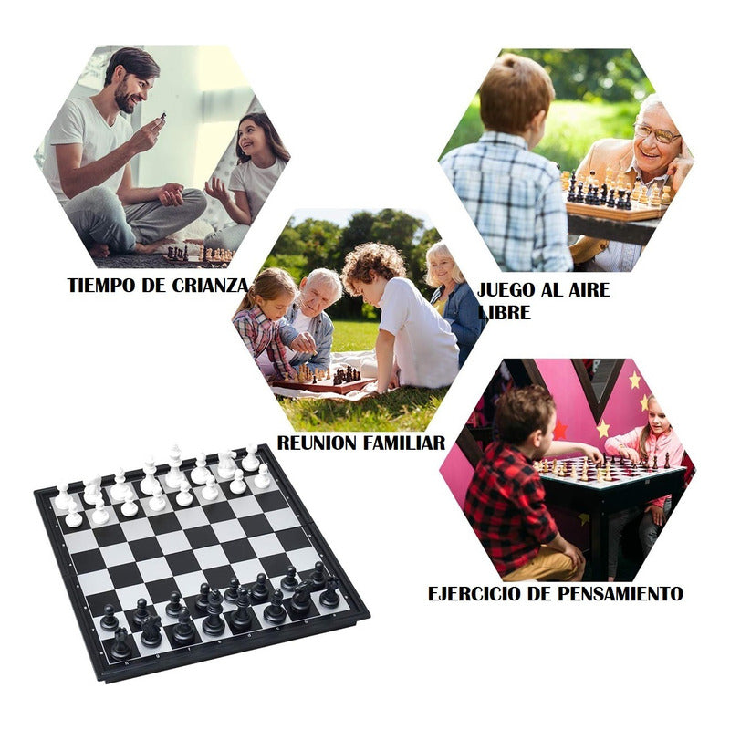 Juego De Ajedrez Tableros Ajedrez Plegable Ajedrez Magnético
