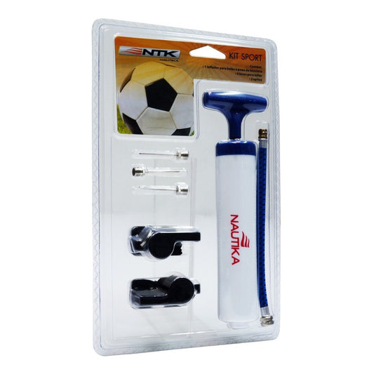 Inflador Manual Kit Deportivo Para Inflar Balon Mini Bombin