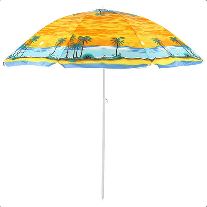 Sombrilla Paraguas Quita Sol Para La Playa 150cm Multicolor