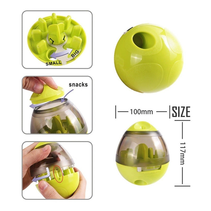 Dispensador De Comida Para Perros Juguete Interactivo Mascot