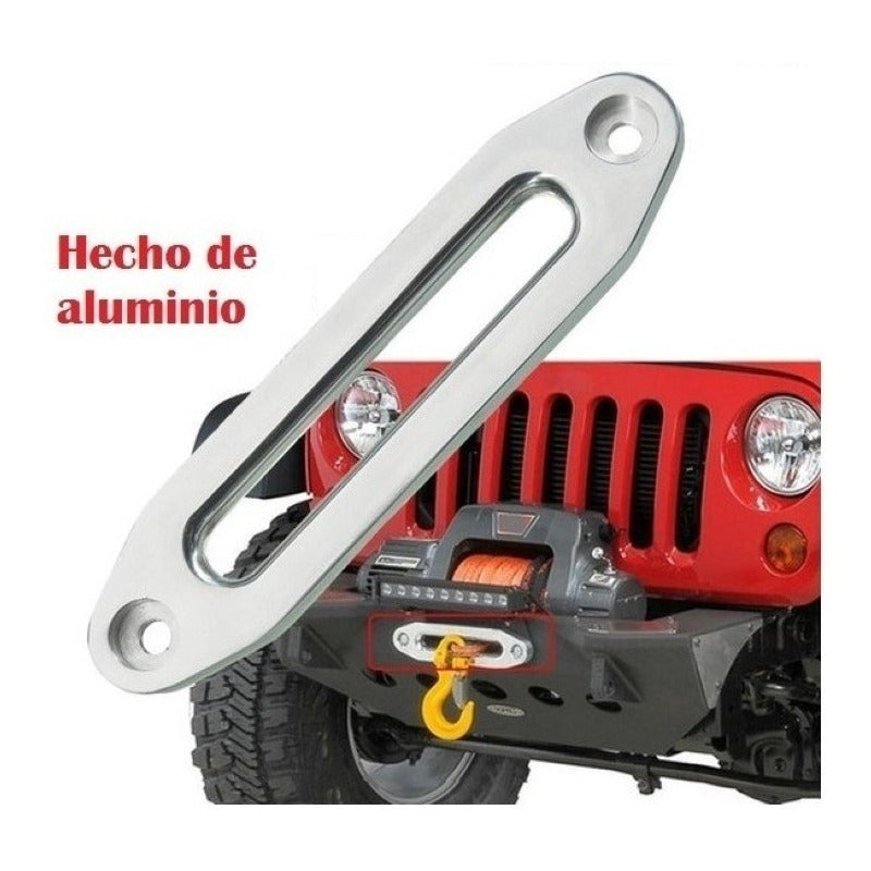 Guía Fija De Aluminio Para Cabrestante Sintético Winch