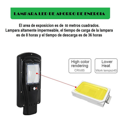 Foco Solar 30w Foco Solar Exterior Led Sensor De Movimiento