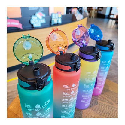 Botella De Agua Deportiva 1 Litro Portátil Para Viajes