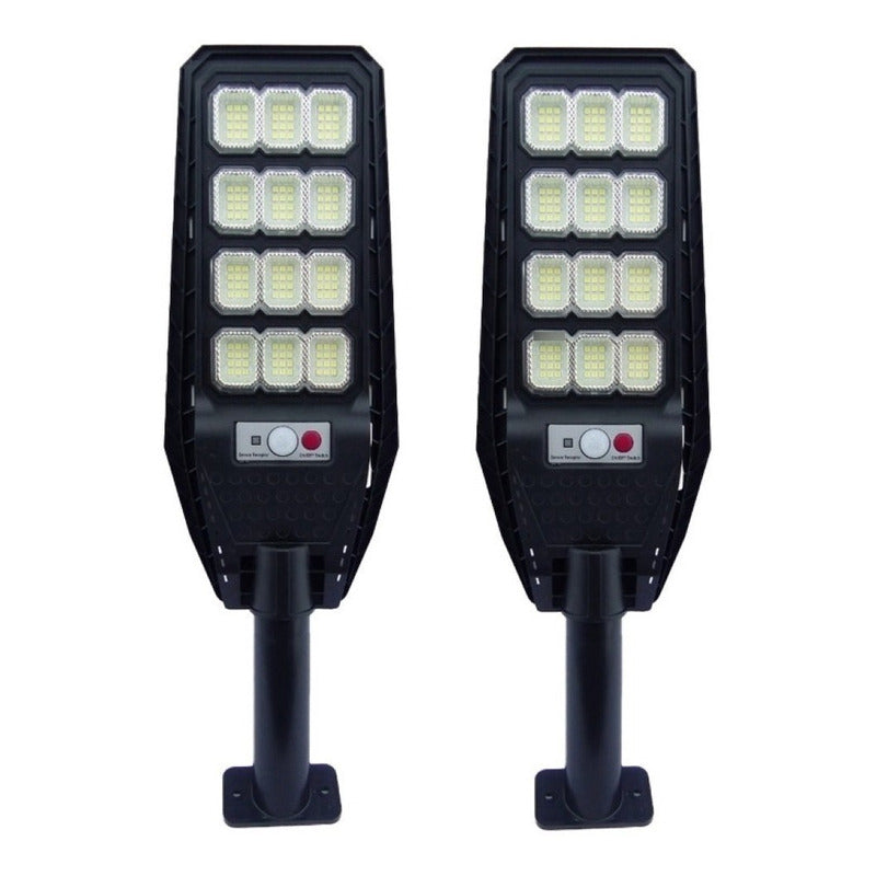 Pack X2 Foco Solar 200w Con Sensor Focos Solares Potentes