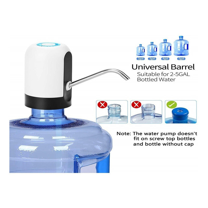 Dispensador Agua Electrico Dispensador Usb Recargable Botell