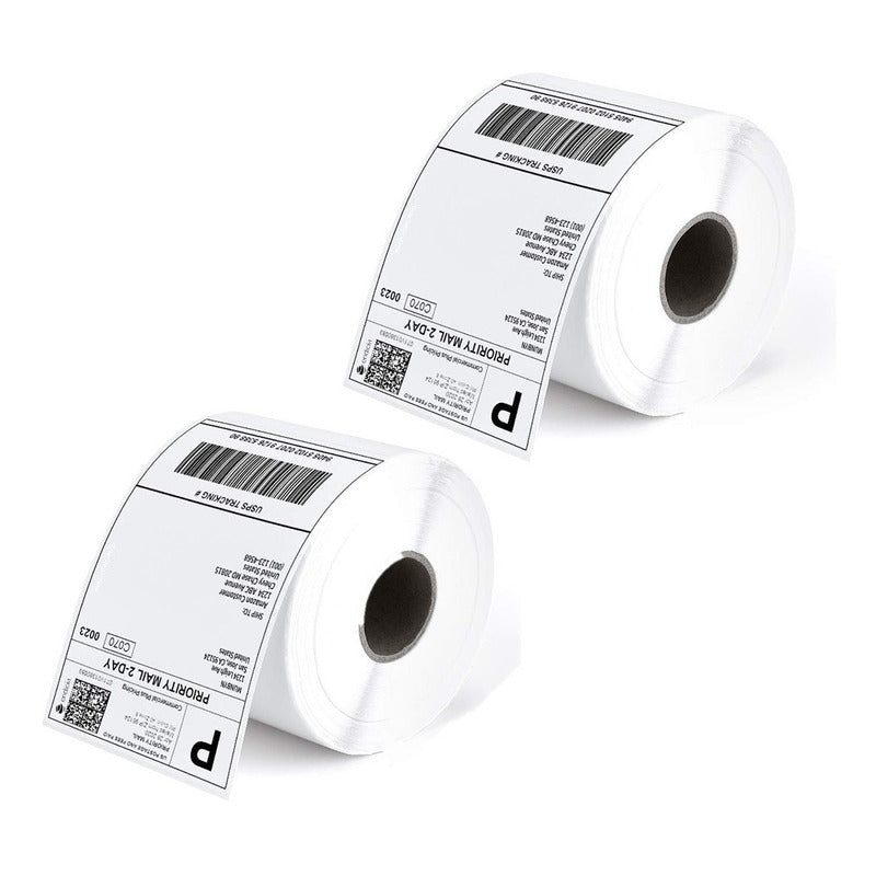 Pack X2 Rollo Etiqueta Termica Etiqueta Autoadhesiva 100x150