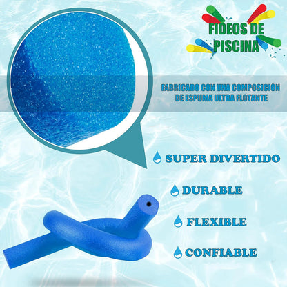Pack X2 Flotadores Para Ninos Fideos Flotadores De Piscina