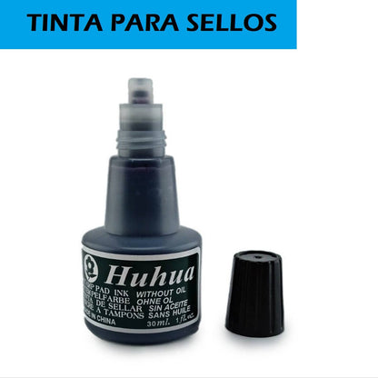 Pack X2 Tinta Timbres Manuales Tinta Para Sello Tinta Tampón