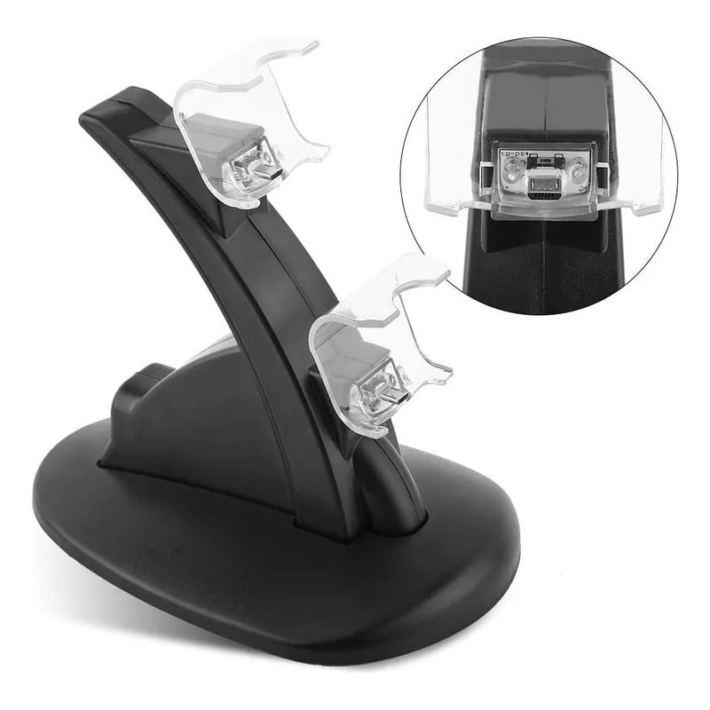 Cargador Doble Control Ps4 Cargador De Joystick Mando Ps4 Arcashopping Cargador Para Joystick Ps4 Organizador De Juegos Ps4 Accesorio Ps4 Soporte Dual
