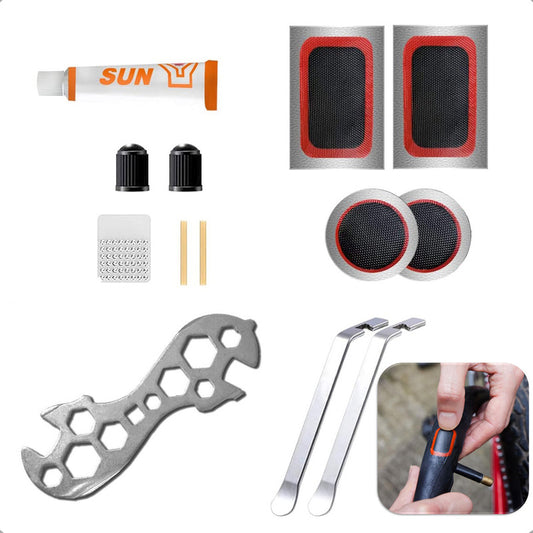 Kit Reparacion Pinchazo Llanta Bicicletas Parches Bicicletas
