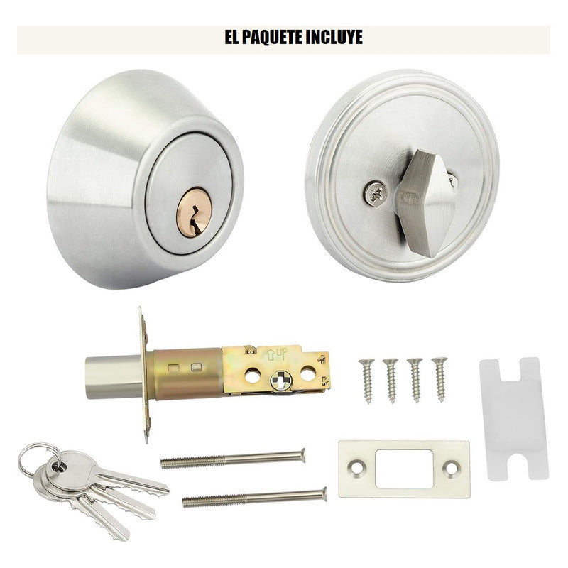 Pack X2 Cerradura Chapa Para Puertas Chapa De Seguridad