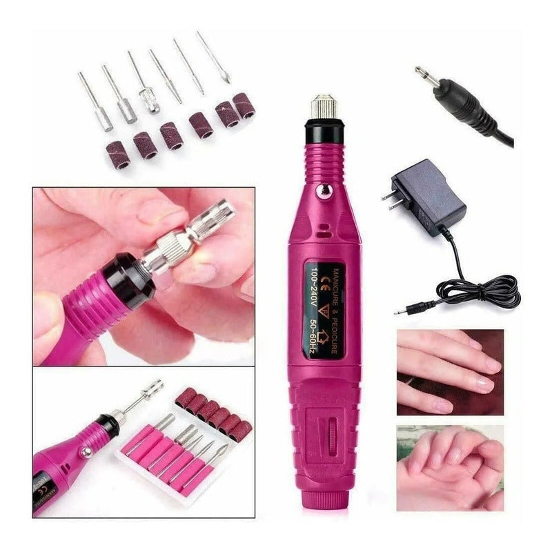 Torno Uñas Manicure 3000 Rpm Set Manicure Y Pedicure Pulidor