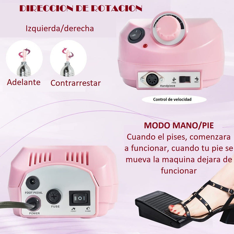 Torno Manicure Torno Para Manicura Torno Para Uñas Con Limas