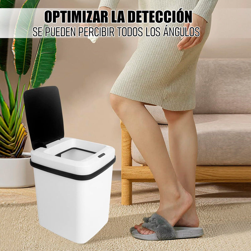 Basurero Con Sensor Basurero Automatico Papelera Inteligente